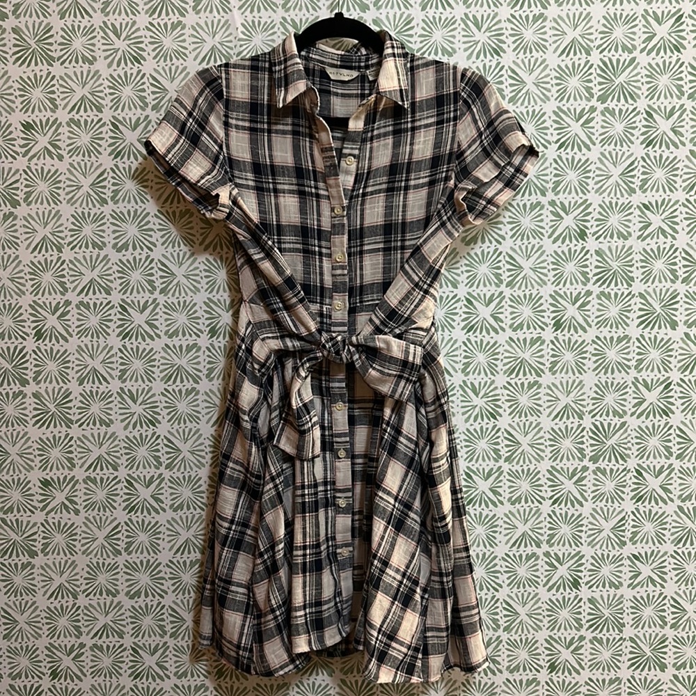 Anthropologie 11 1 Tylho Plaid Dress